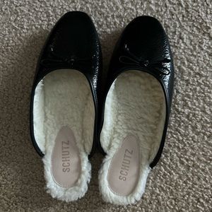 Schutz ballet flat mules